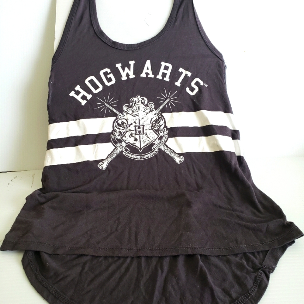 Black Hogwarts Tank Top